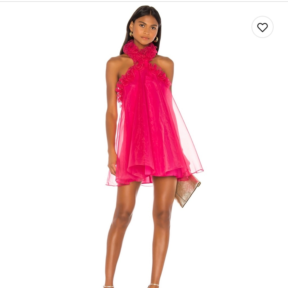 Lovers + Friends Capri Mini Dress in Hot Pink